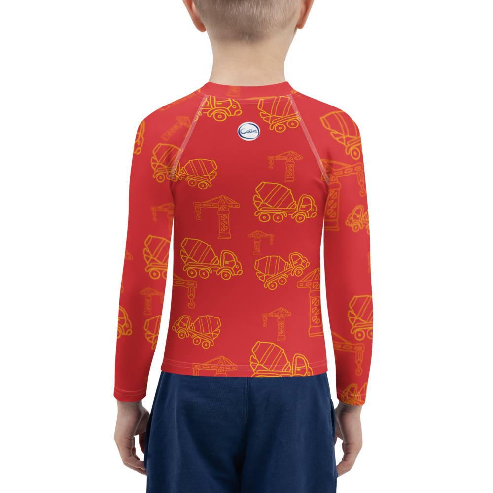 Construction Zone Kids Rash Vest Swim Top – Cate