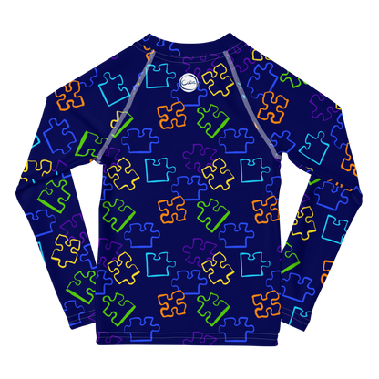 Puzzled Kids Rash Vest