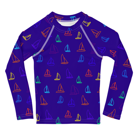 Sailing Race Kids Rash Vest