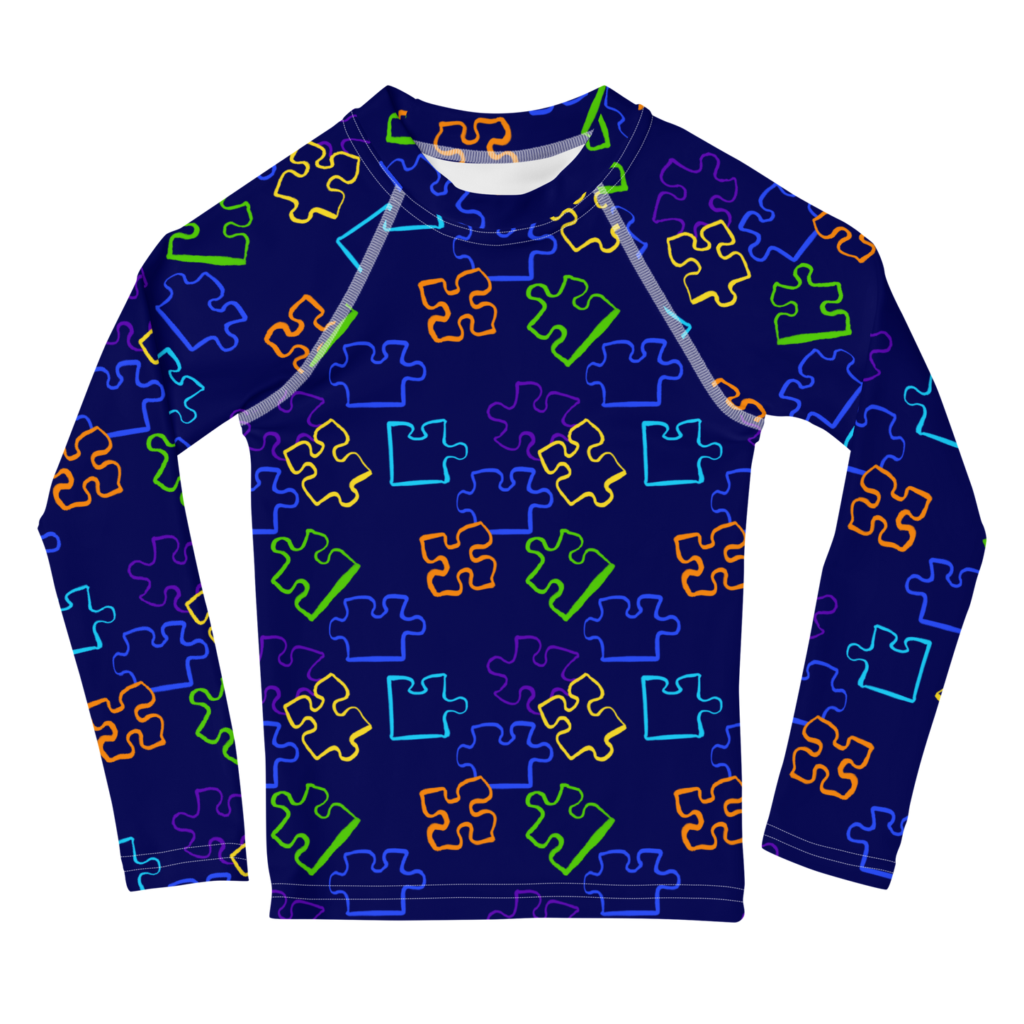 Puzzled Kids Rash Vest