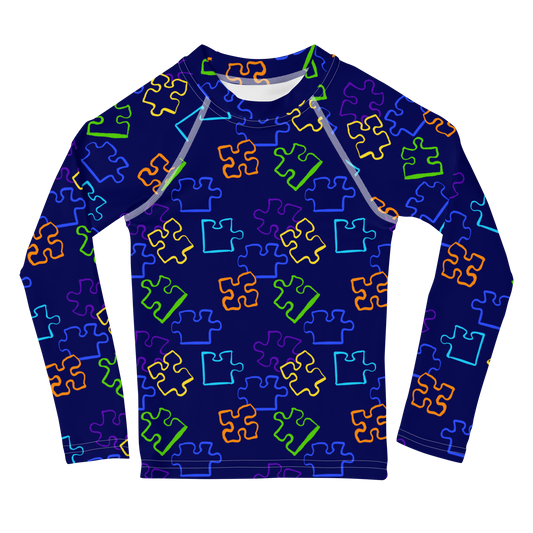 Puzzled Kids Rash Vest