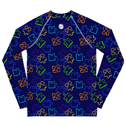 Puzzled Older Kids Rash Vest