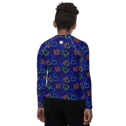 Puzzled Older Kids Rash Vest