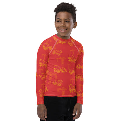 Construction Zone Older Kids Rash Vest