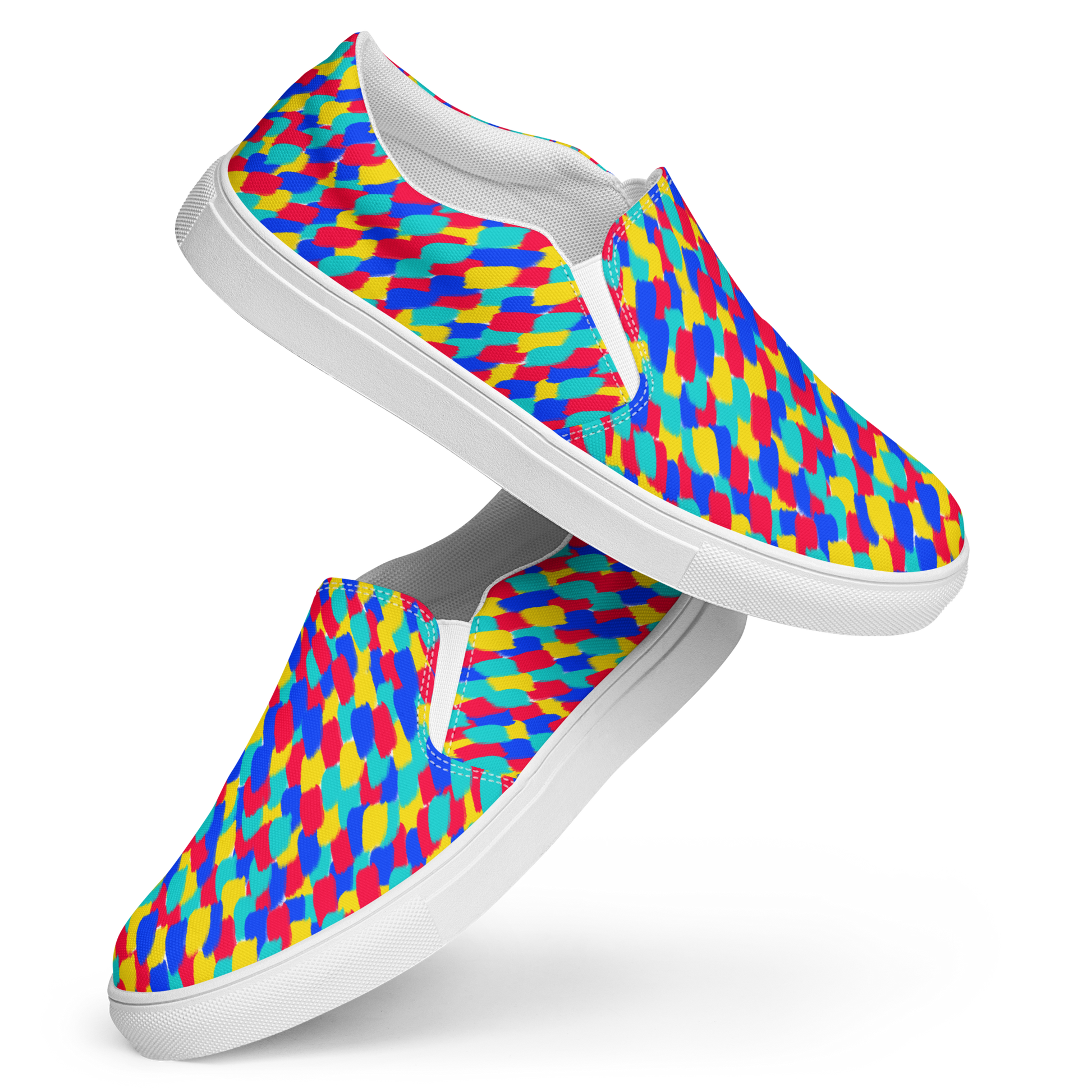 Slip on 2025 canvas sneakers womens