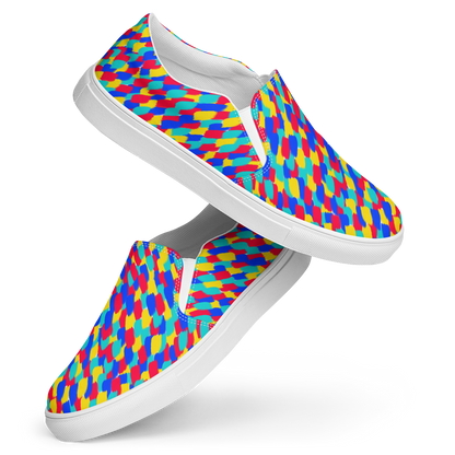 Raining Colour Women’s slip-on canvas shoes