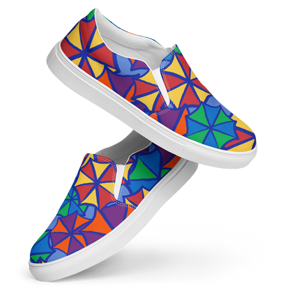 Umbrella Joy Women’s slip-on canvas shoes