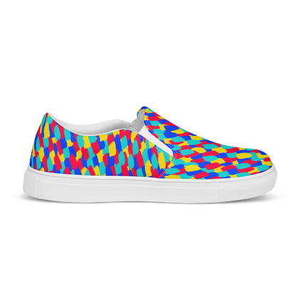 Raining Colour Women’s slip-on canvas shoes