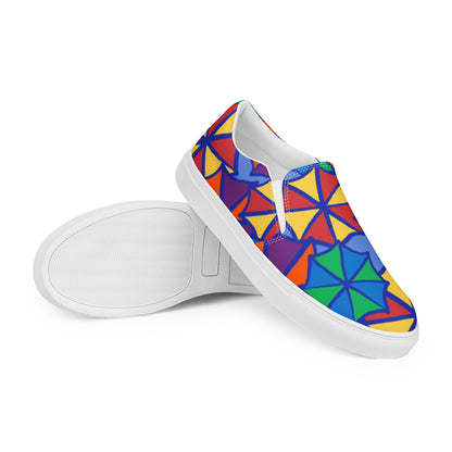 Umbrella Joy Women’s slip-on canvas shoes